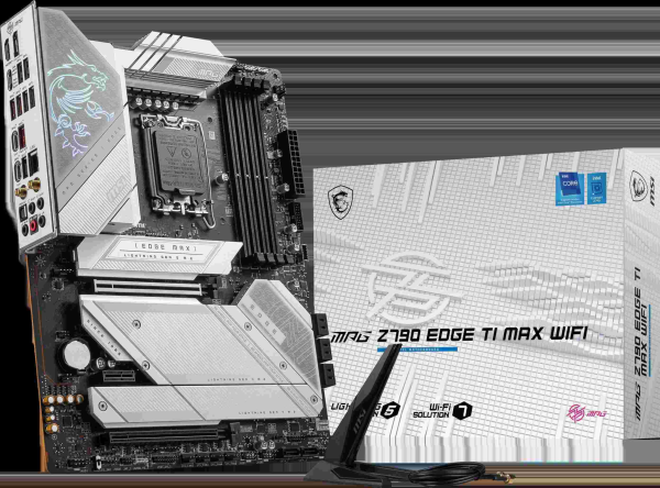 MSI MAG Z790 TOMAHAWK MAX WIFI LGA 1700(14th,13th,12th Gen) DDR5 ATX 8x SATA 6G  4x M.2  Wi-Fi 7  Bluetooth 2.5Gbps LAN Motherboard - MPG Z790 EDGE TI MAX WIFI