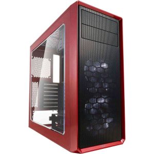 Fractal Design Focus G ATX Mid Tower Black - Red / Mid Tower