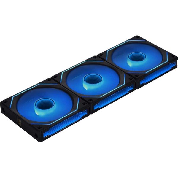 LIAN LI UNI FAN SL INFINITY 120 RGB BLACK  3 PCS PACK ---UF-SLIN120-3B  ( L Connect 3.0 Controller included)