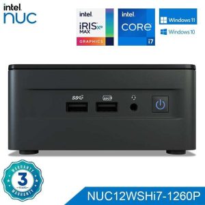 Intel nuc 13 Pro Arena Canyon NUC13ANHi7 Core i7-1360P Latest 13TH Gen Intel Core Processor Intel Iris Xe Graphics Wi-Fi 6E Thunderbolt 4 32G RAM 1T SSD US Power Cord included - i7-1260P,32G RAM / 1T SSD,NUC 12th Pro NUC12WSHi7