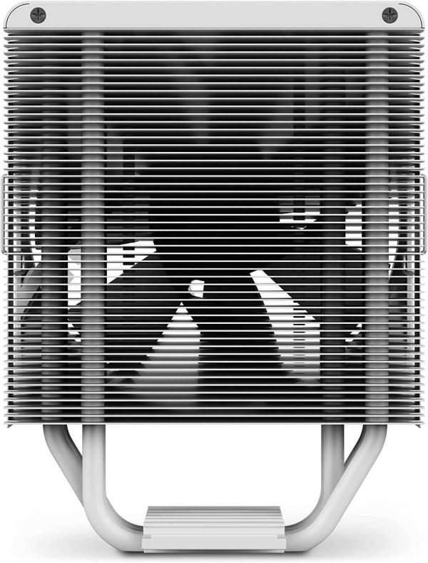 NZXT T120 CPU Air Cooler - RC-TN120-W1 - CPU Liquid Cooler - Conductive Copper Pipes - Fluid Dynamic Bearings - AMD and Intel Compatibility - White