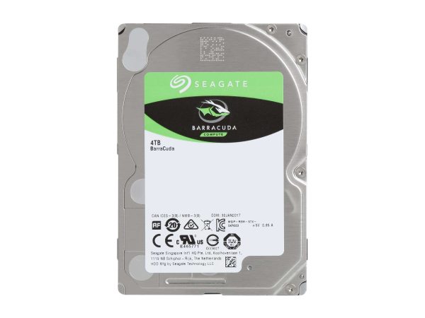 Seagate 4TB BarraCuda 5400 RPM 128MB Cache SATA 6.0Gb/s 2.5" 15mm Laptop Internal Hard Drive ST4000LM024