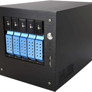 Compact Stylish 3x 5.25" Bay mini-ITX Tower - S-35-DE5BL