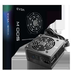 EVGA 500 W1 100-W1-0500-KR 80+ WHITE 500W Power Supply