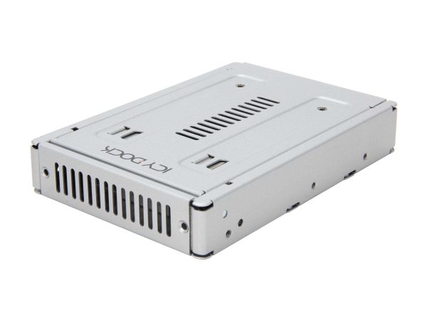 Full Metal Dual Channel 2.5" to 3.5" SAS Hard Drive & SSD Converter