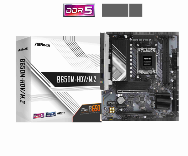 ASRock B650M Pro RS WiFi AM5 
 - B650M-HDV/M.2