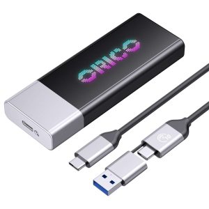 ORICO Genie RGB 512GBPortable SSD 1000MB/S External Solid State Drive Gen2 Type- C PSSD for Gamer Laptop
