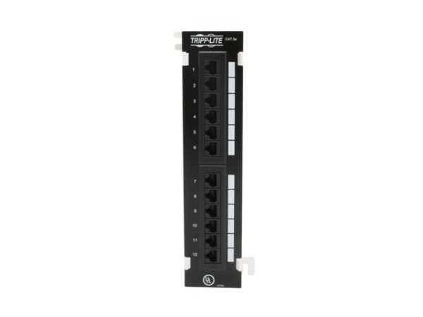12-Port Cat5e Wall Mount Patch Panel 568B