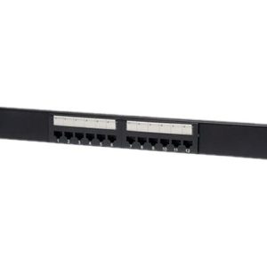 12-Port Cat5e Wall Mount Patch Panel 568B - 12 Port