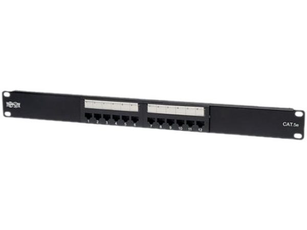 12-Port Cat5e Wall Mount Patch Panel 568B - 12 Port