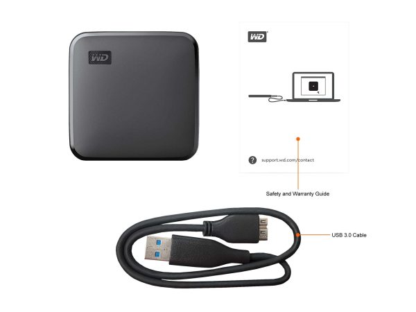 Western Digital Elements SE 1TB USB 3.0 micro B Portable SSD