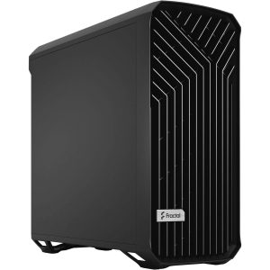 Fractal Design Torrent ATX Mid Tower Black - Black / Steel Panel / Non RGB