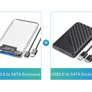 ORICO 2.5'' Hard Drive Enclosure Type-C USB 3.1 Gen2 to SATA 6Gbps Computer External HDD Enclosure for 7 9.5mm HDD SSD Support UASP Compatible WD Seagate Toshiba Samsung Hitachi PS5-2139C3-G2 - USB 3.0 w/UASP & SATA III,2.5" SATA,With 2.5'' HDD Enclsoure