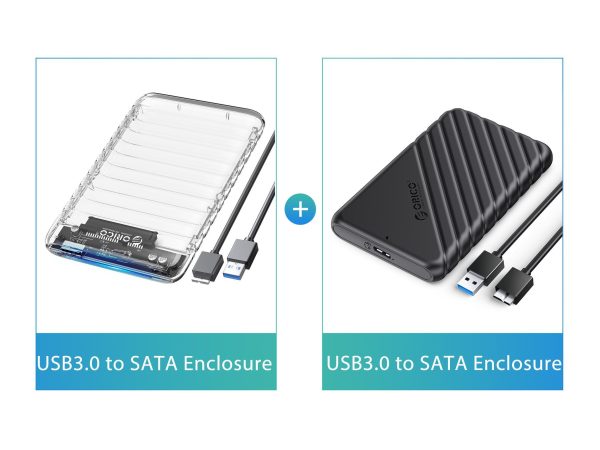 ORICO 2.5'' Hard Drive Enclosure Type-C USB 3.1 Gen2 to SATA 6Gbps Computer External HDD Enclosure for 7 9.5mm HDD SSD Support UASP Compatible WD Seagate Toshiba Samsung Hitachi PS5-2139C3-G2 - USB 3.0 w/UASP & SATA III,2.5" SATA,With 2.5'' HDD Enclsoure