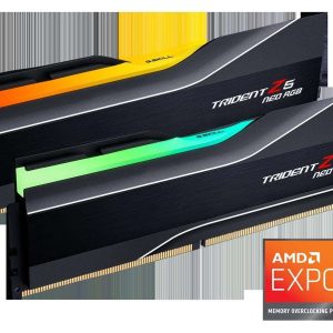 G.SKILL Trident Z5 Neo RGB Series 64GB (2 x 32GB) DDR5 6000 (PC5 48000) - 32GB (2 x 16GB),DDR5 6000 (PC5 48000),32,Black,RGB
