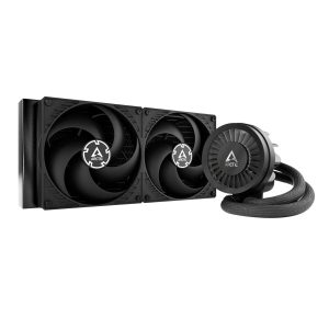 ARCTIC COOLING Liquid Freezer III - 240: All-in-One CPU Water Cooler with 240mm radiator and 2x P12 PWM PST fan, compatible Intel LGA1700, 1851 and AMD AM4, AM5 - Black color - 2 Fan Slots (140 mm),Black,Non-RGB