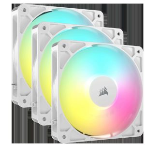 Case Fan - 120 mm,White,ARGB,RS120 ARGB White Triple Pack