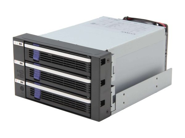 FatCage MB155SP-B 5x3.5" in 3x5.25" Hot Swap SATA HDD Cage - 3 Bay