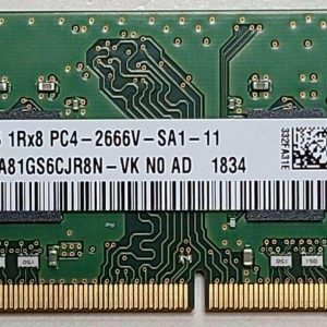SK Hynix 8Gb 1Rx8 PC4-2666V Laptop 2666Mhz Memory SoDimm RAM HMA81GS6CJR8N-VK - 16GB (2 x 8GB)