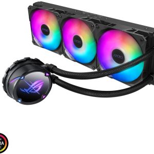 ASUS Liquid Cooling System - 3 Fan Slots (120 mm),Black,ROG STRIX LC II 360 ARGB