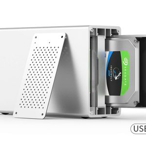 ORICO 2 Bay Hard Drive Enclosure 3.5inch Type-C to SATA Aluminum Alloy External HDD/SSD Storage Drive Enclosure Screw Installation Data Safe Protection for Enterprise Backup Up to 40TB - WS200C3 - USB 3.0,With RAID,2 Bay WS200RU3