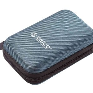 [5 Color in Pack] ORICO Portable 2.5 inch HDD Protective Carry Case Cover Bag Carrying Shell Case for 2.5" HDD Protector Bag - Blue,1-Bay