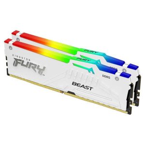 Kingston FURY Beast 32GB (2 x 16GB) DDR5 6000 (PC5 48000) - 64GB (2 x 32GB),DDR5 6400 (PC5 51200),32,White,RGB