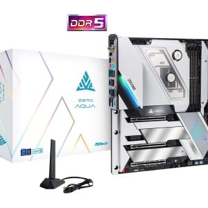 ASRock Z690 Pro RS LGA 1700 (14th,13th,12th Gen) Intel Z690 SATA 6Gb/s DDR4 ATX Intel Motherboard - Z690 AQUA