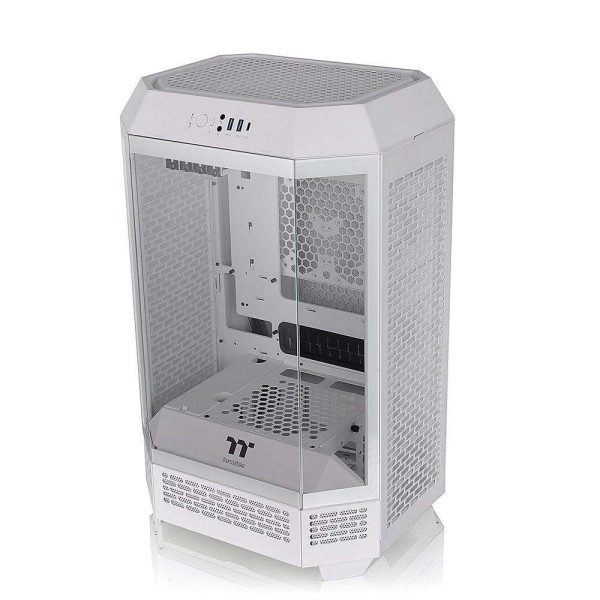 Thermaltake Tower 300 Series Micro-ATX Tower Chassis Black - Snow White