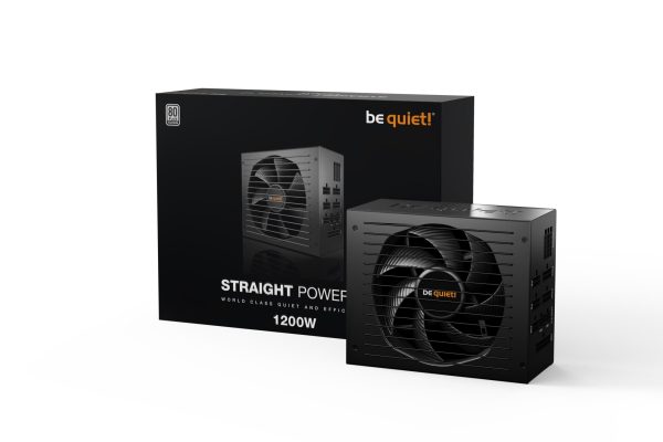 be quiet! Straight Power 12 1200W ATX 3.0 Power Supply | 80+ Platinum Efficiency | PCIe 5.0 | Japanese 105°C Capacitors | Fully Modular PSU | 12v Rail System | 10 Year Warranty | BN517