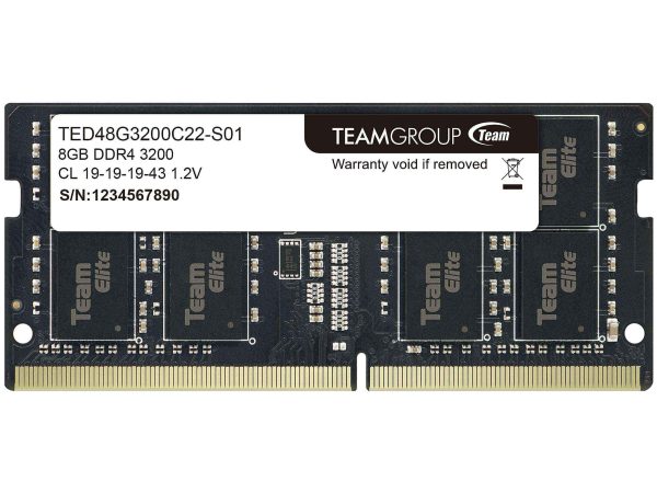 Team Elite 32GB (2 x 16GB) 260-Pin DDR4 SO-DIMM - 8GB