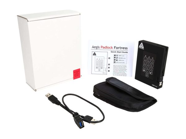 FIPS 140-2 Encrypted External Hard Drive With PIN Access