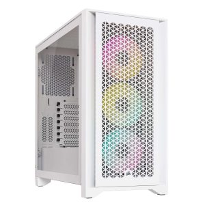 Corsair ATX Mid Tower Black - 4000D RGB (White)
