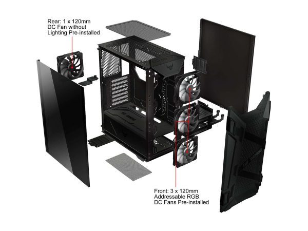 ASUS TUF Gaming ATX Mid Tower Black