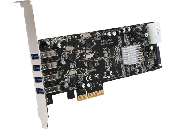 PCI Express to USB Card - 4 Ext Quad Bus