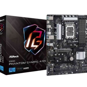 ASRock Z690 Pro RS LGA 1700 (14th,13th,12th Gen) Intel Z690 SATA 6Gb/s DDR4 ATX Intel Motherboard - Z690 PHANTOM GAMING4/D5