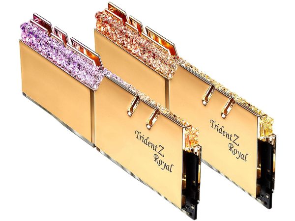 G.SKILL Trident Z Royal Series 32GB (2 x 16GB) DDR4 3200 (PC4 25600) - 16GB (2 x 8GB),DDR4 3000 (PC4 24000),16,Gold