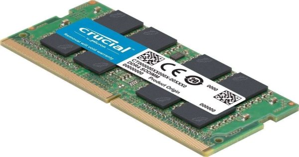 Crucial 4GB DDR4-2666 SODIMM 512Mx64 CL19 Notebook Memory - CT4G4SFS8266