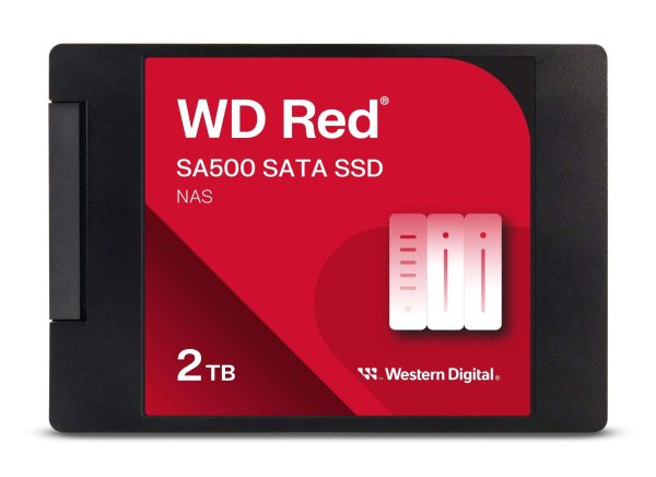 WD Red® SA500 NAS SATA SSD, 2TB, 2.5" WDS200T2R0A