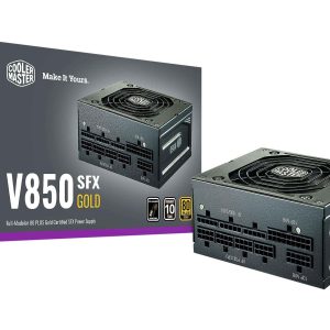 Cooler Master 850 W Full Modular 80 PLUS GOLD Certified: 90% @ Typical Load - SFX 80+ Gold (850W) Black