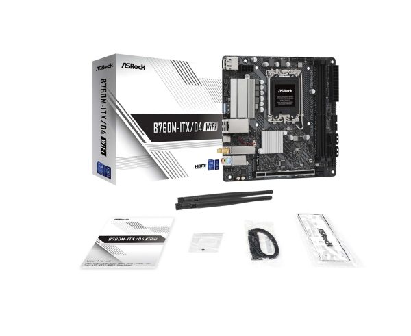 ASRock B760M PG SONIC WiFi LGA 1700 - B760M-ITX/D4 WiFi