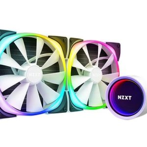 NZXT Kraken Z Series Z73 360mm - RL-KRZ73-01 - AIO RGB CPU Liquid Cooler - Customizable LCD Display - Improved Pump - Powered by CAM V4 - RGB Connector - Aer P 120mm Radiator Fans LGA 1700 Compatible - 2 Fan Slots (140 mm),White,Kraken X63 RGB