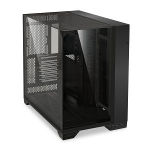 LIAN LI O11 Vision White Aluminum / Steel / Tempered Glass ATX Mid Tower Computer Case ----- O11VW - Black