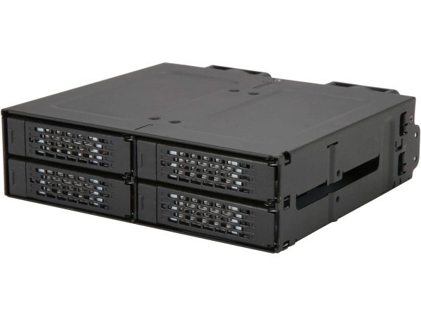 4x 2.5" SSD/HD in 1x 5.25" Bay SATA Hot-Swap Backplane Cage - ToughArmors NVMe 4BAY