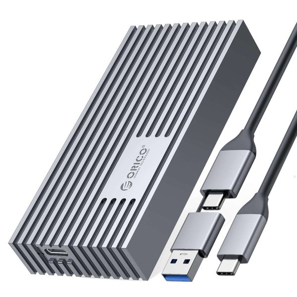 ORICO  40Gbps M.2 NVMe Enclosure for Thunderbolt 4/Thunderbolt 3/USB4 Max 4TB SSD 2230/2242/2260/2280 Aluminum M2 External SSD Case for M1 M2 Pro/Max, Compatible with USB4/3.2/3.1/3.0/2.0
