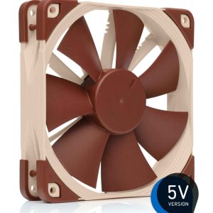 Noctua NF-F12 PWM, Premium Quiet Fan, 4-Pin (120mm, Brown) - Brown,5V