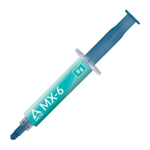 Arctic ACTCP00080A MX-6 (4 g) Thermal Compound Paste for CPU, Consoles, Graphics Cards, laptops, Very high Thermal Conductivity, Long Durability - 8 g
