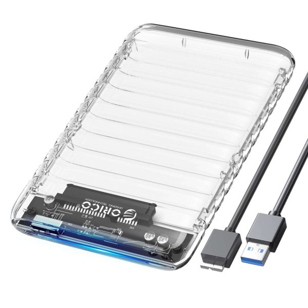 ORICO 2.5'' Hard Drive Enclosure Type-C USB 3.1 Gen2 to SATA 6Gbps Computer External HDD Enclosure for 7 9.5mm HDD SSD Support UASP Compatible WD Seagate Toshiba Samsung Hitachi PS5-2139C3-G2 - USB 3.0 w/UASP & SATA III,2.5" SATA,USB 3.0