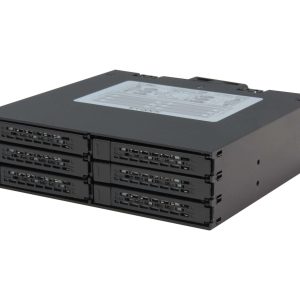 4x 2.5" SSD/HD in 1x 5.25" Bay SATA Hot-Swap Backplane Cage - ToughArmors 6BAY