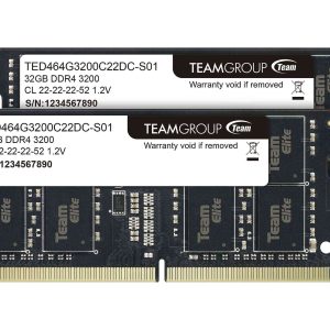 Team Elite 32GB (2 x 16GB) 260-Pin DDR4 SO-DIMM - 64GB (2 x 32GB)